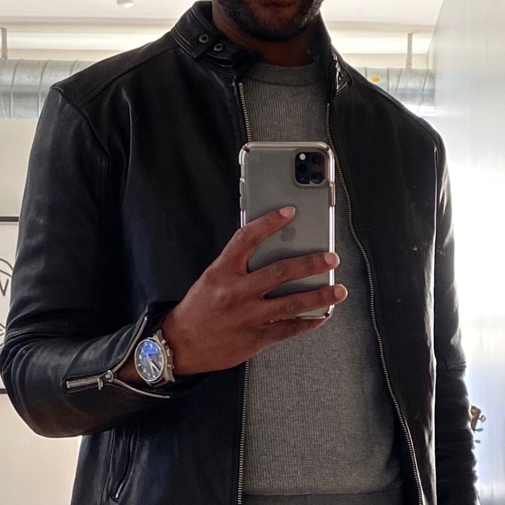 Slim Fit, Timeless Black Leather Jacket. Zip Sleeve & Front. All Saints, Cora